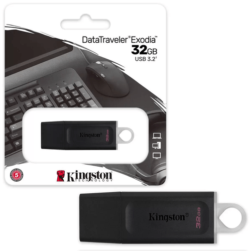 Memoria USB 3.2 Gen 1  Kingston 32GB DataTraveler